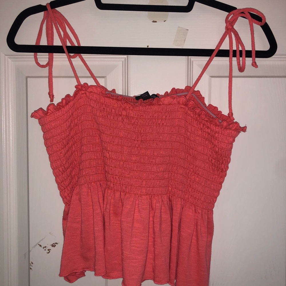 Wild Fable Coral tie tank top